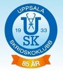 Uppsala Skridskoklubbs logo för jubiler