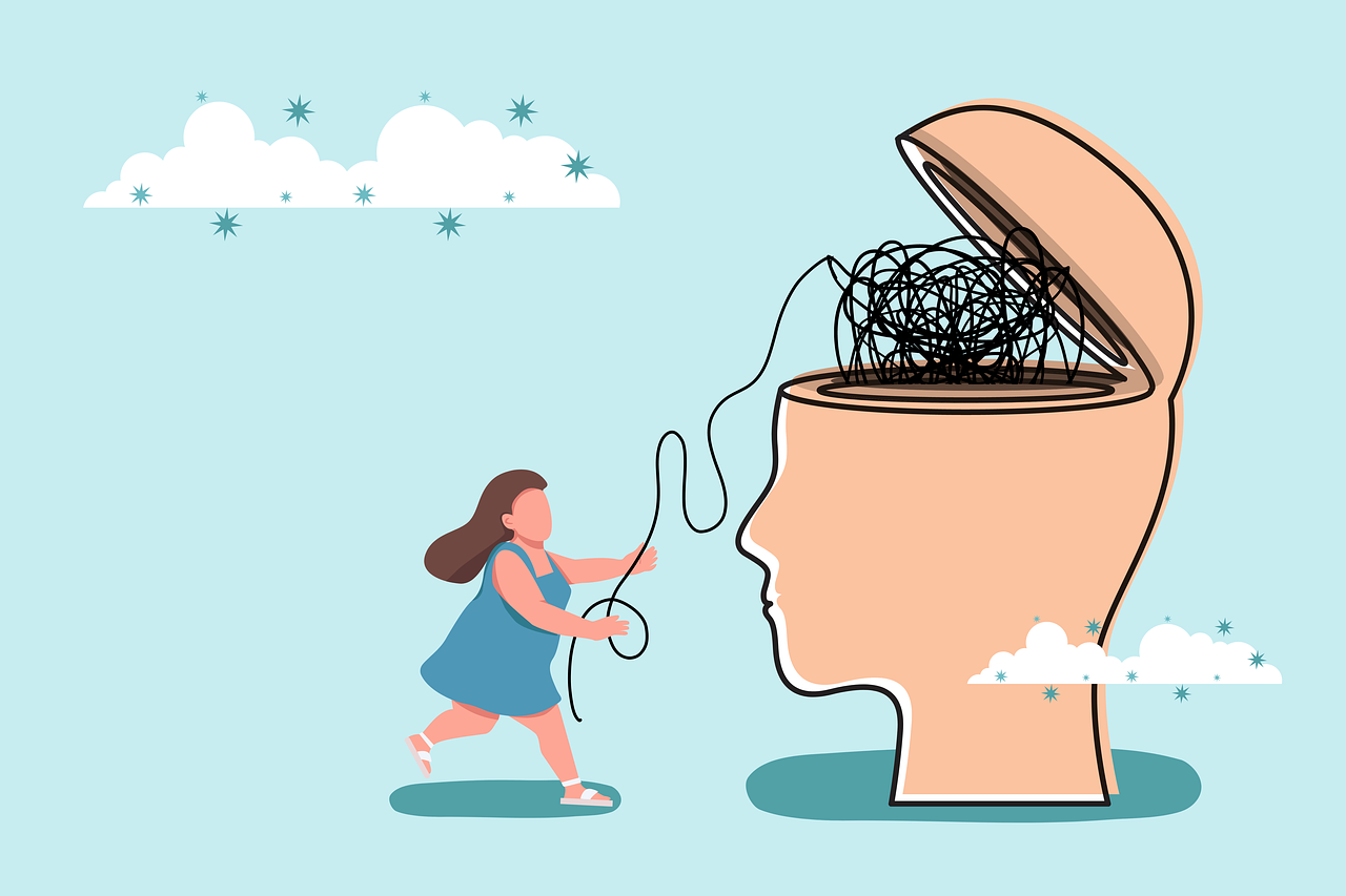 Genrebild av mental ohälsa