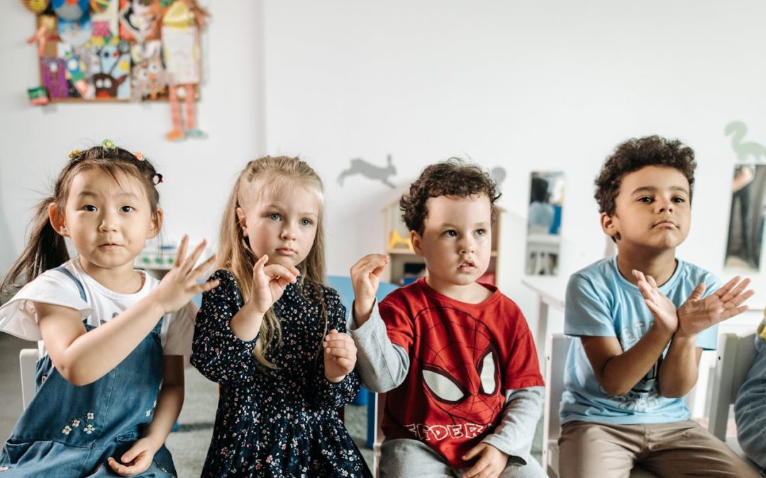 Barnvisor med tecken som stöd