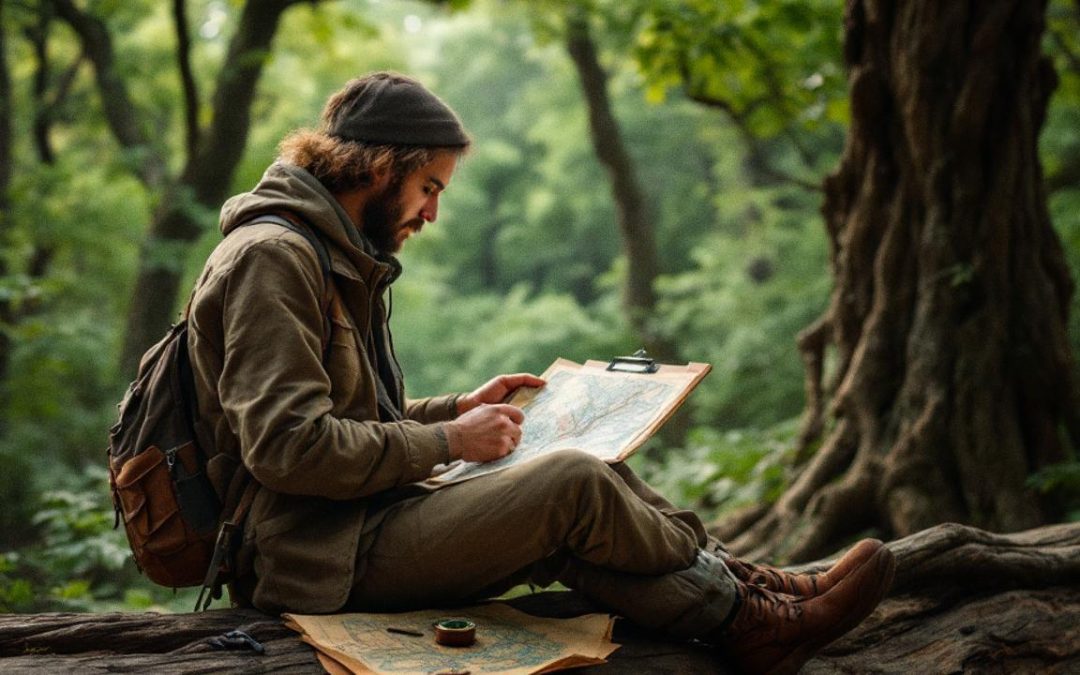 Kartpromenad på Lilla Djurgården