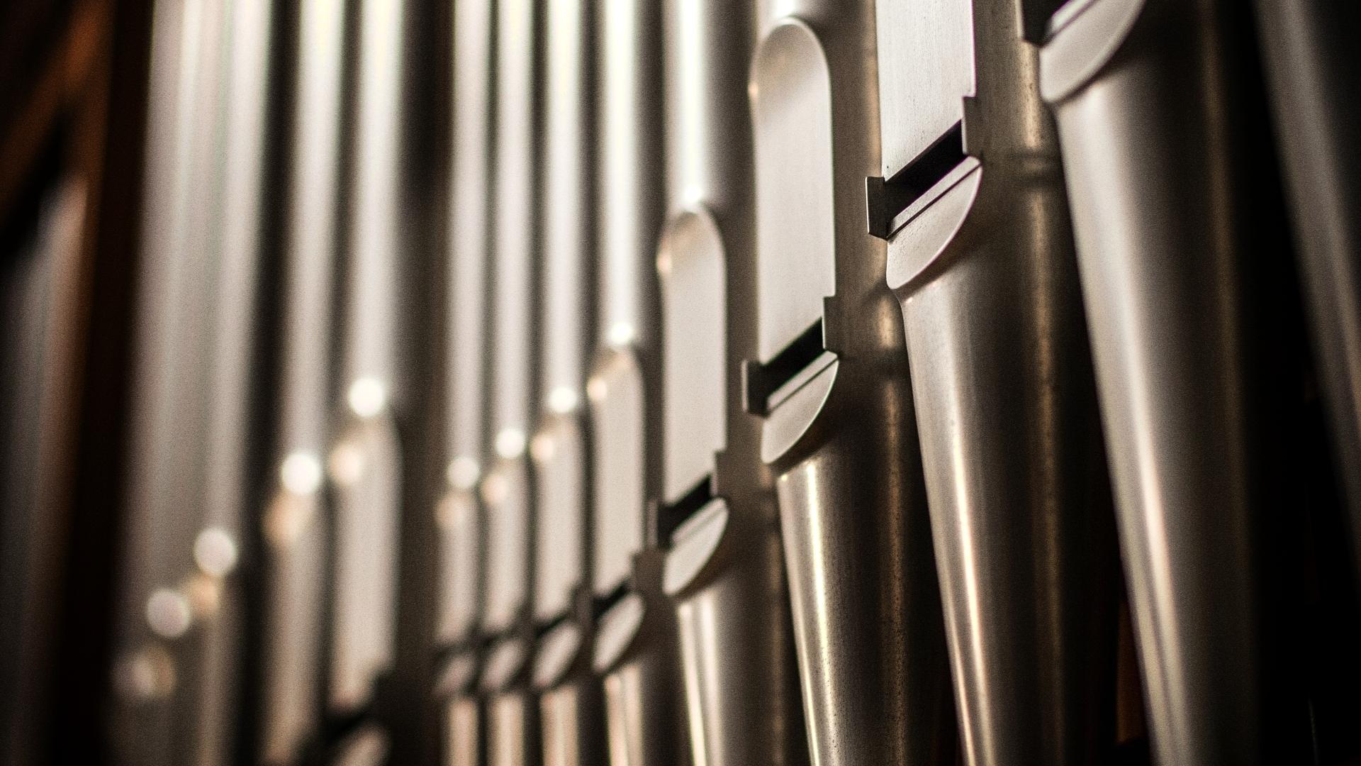 Dekorativ bild av orgel Orgelkonsert