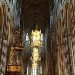 Foto av Uppsala domkyrkas interiör.