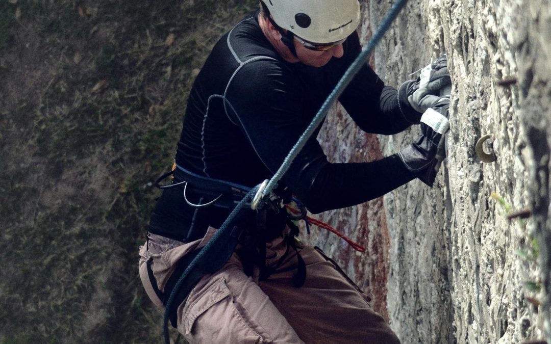 Prova-på klippklättring vid Dalkarlskärret