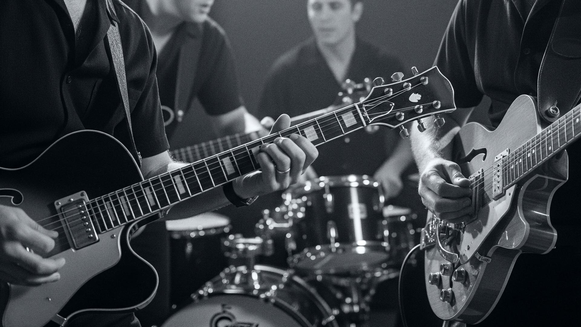 Bild på band som spelar