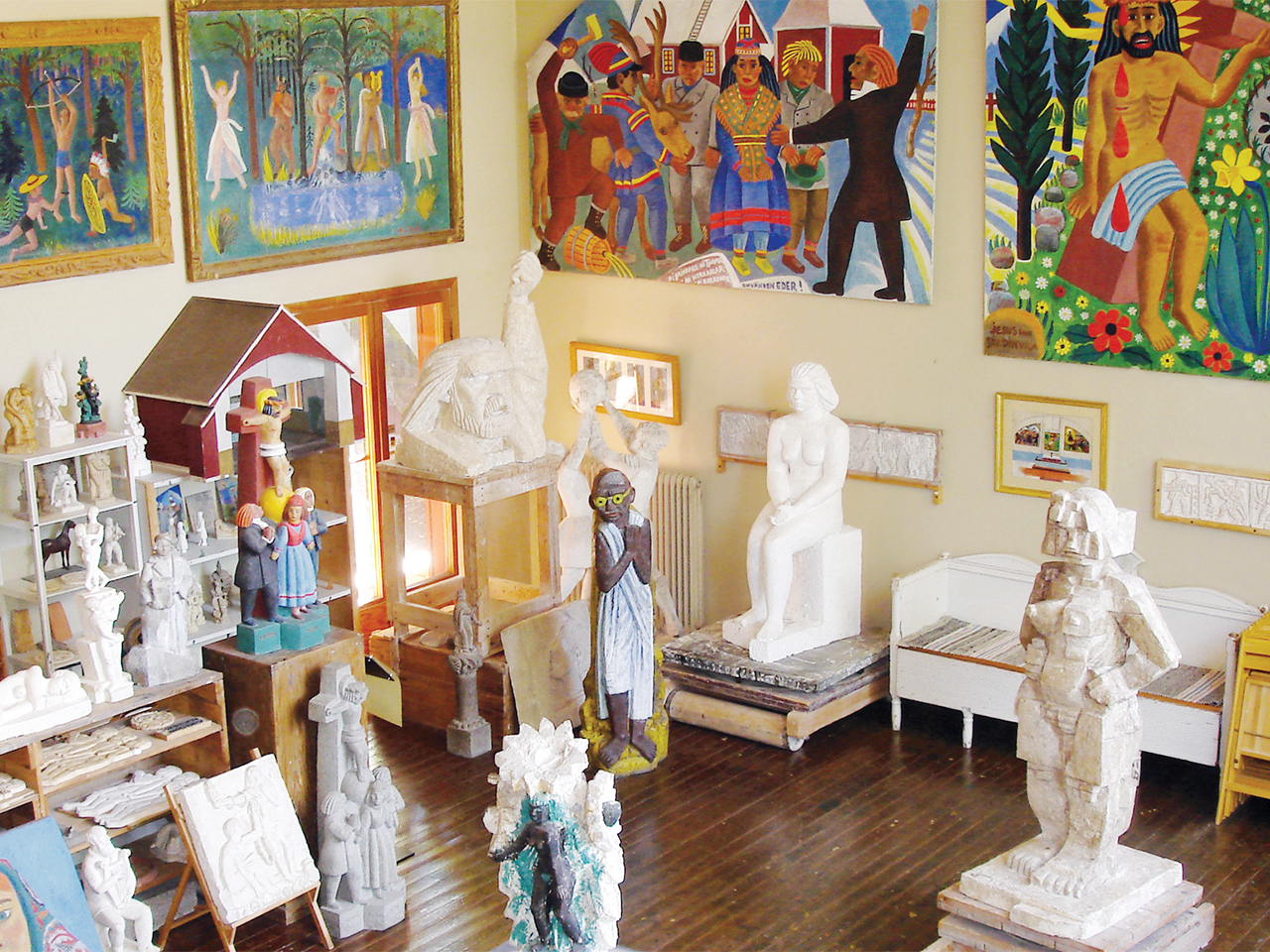 Bror Hjorths hus Maria Nilsson Thore och Bror Hjorth