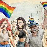 dekorativ bild HBTQ-Cafe Örbyhus