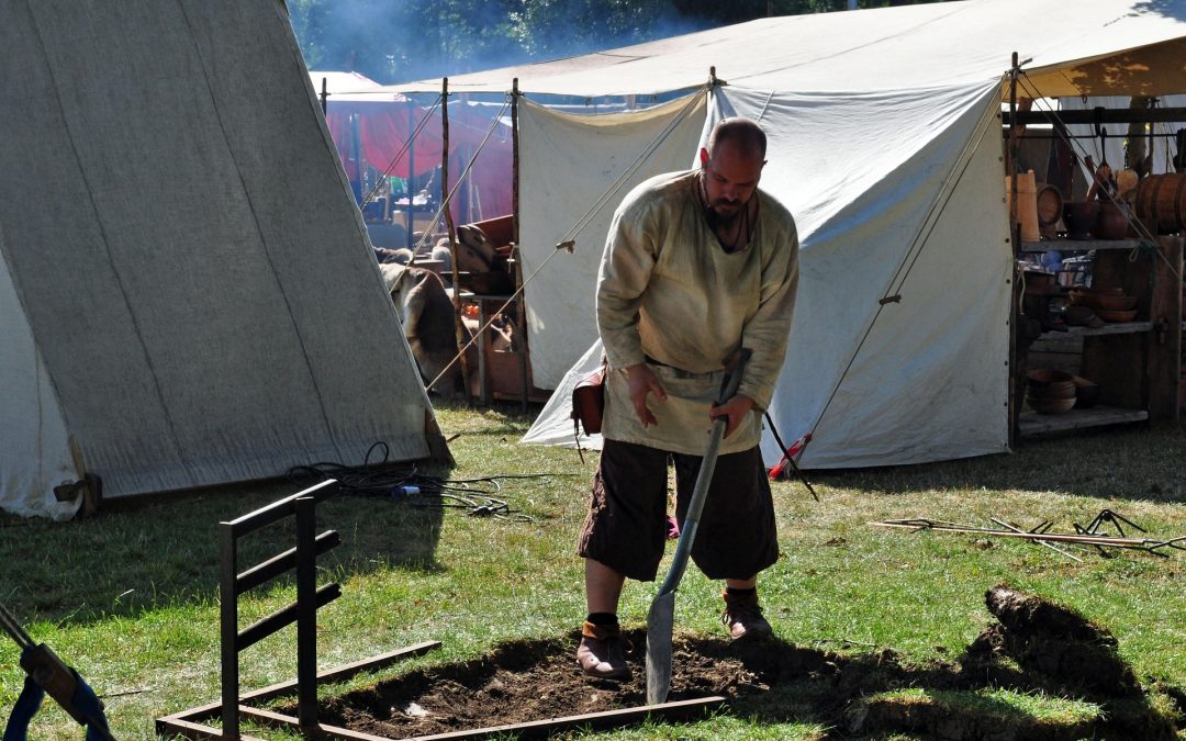 Historisk vårmarknad på Gamla Uppsala museum