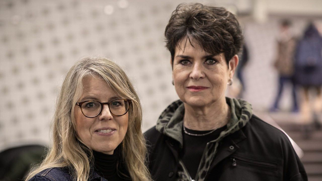 Anna Lagerblad och Ullakarin Nyberg, författarbesök ,PRESSBILD.