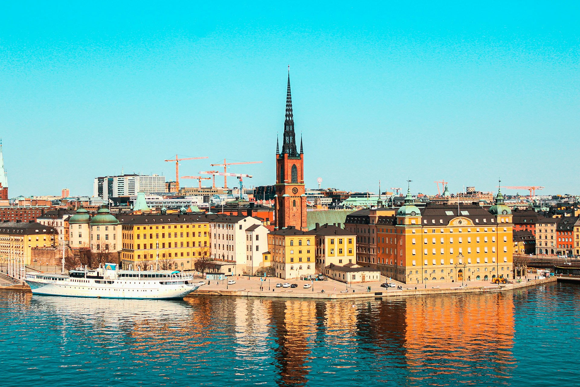 Vi över Gamla stan i Stockholm