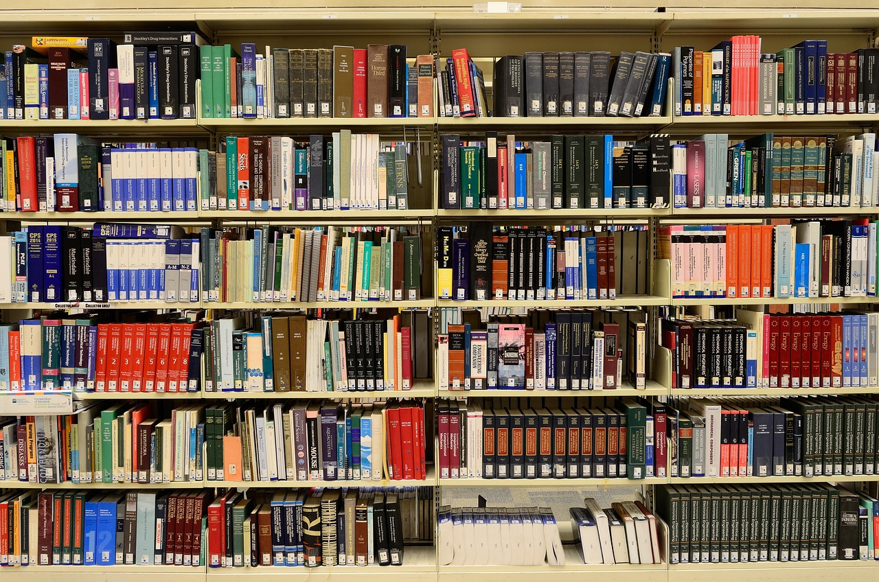 Färgad biblioteket