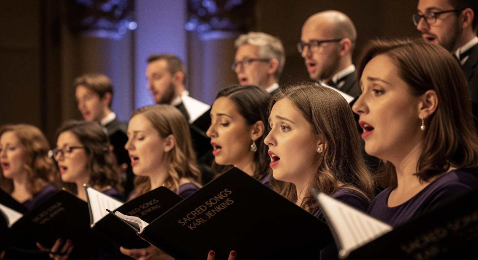 Bild på kör som sjunger