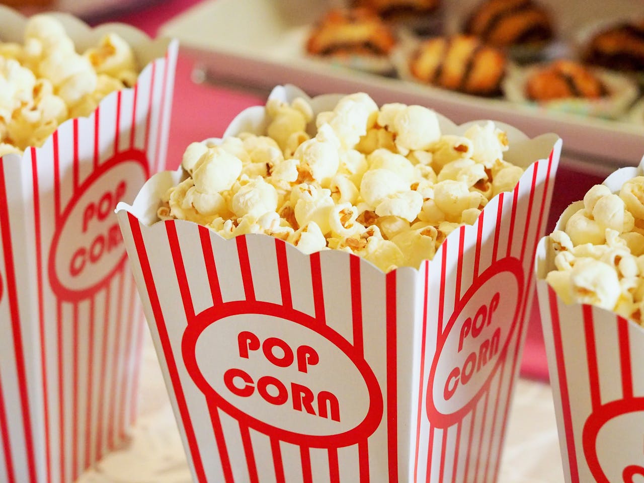 Mannen som visste för mycket Dekorativ bild av popcorn