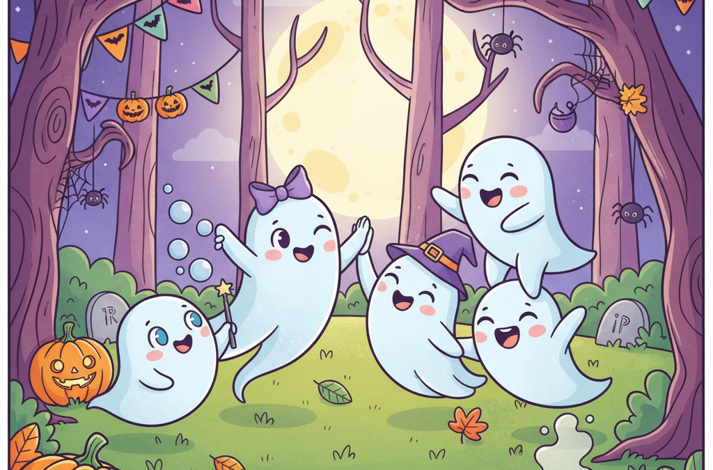 Spökvandring i Mörka skogen