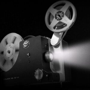 Bild på en filmprojektor