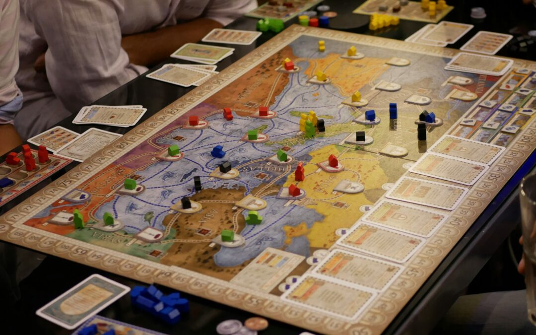 Brädspelsgrupp på BRiU