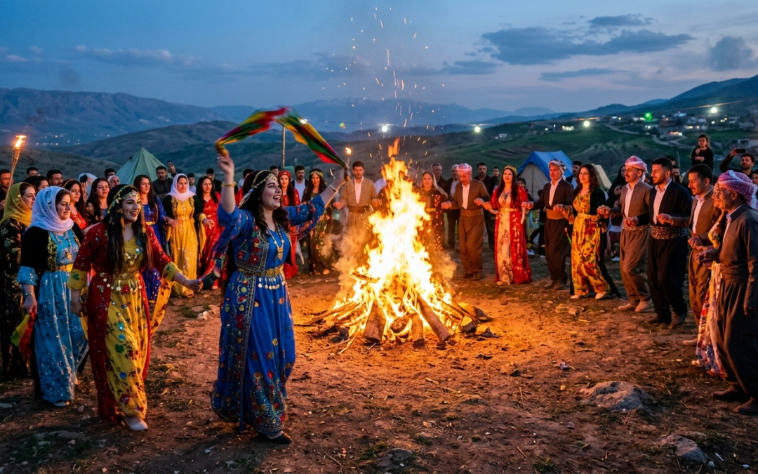 Fira Newroz med brasa och musik på Vaksala torg!