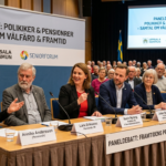 Paneldebatt om seniorfrågor.