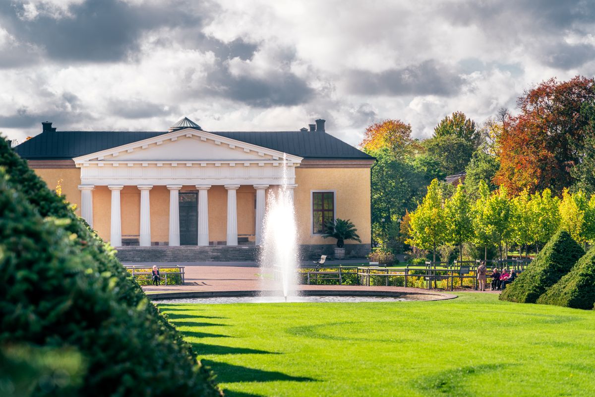 botaniska trädgården i Uppsala
