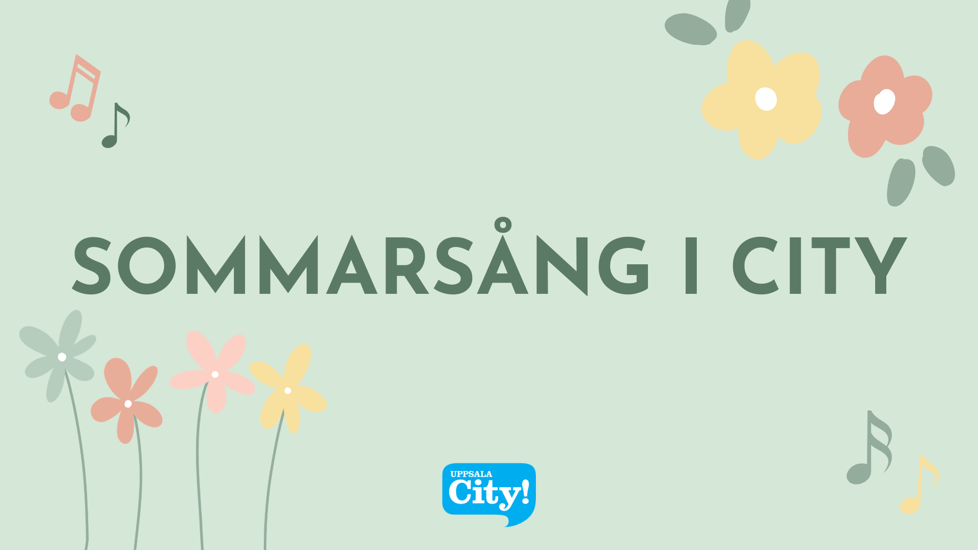 Sommarsång i City logotyp.
