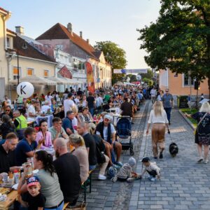marknad med människor