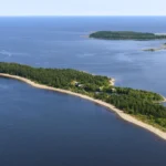 Billudden, Rullsand, bild från ovan.