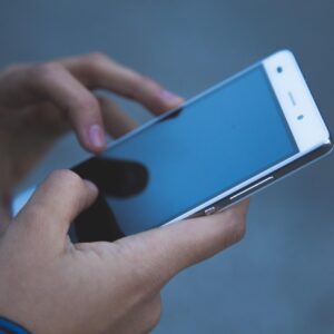 Smartphone i full användning
