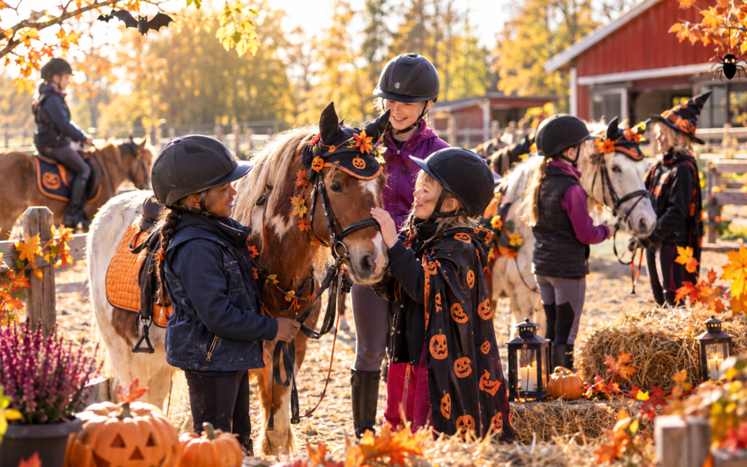 Halloween på Sävja 4H-gård