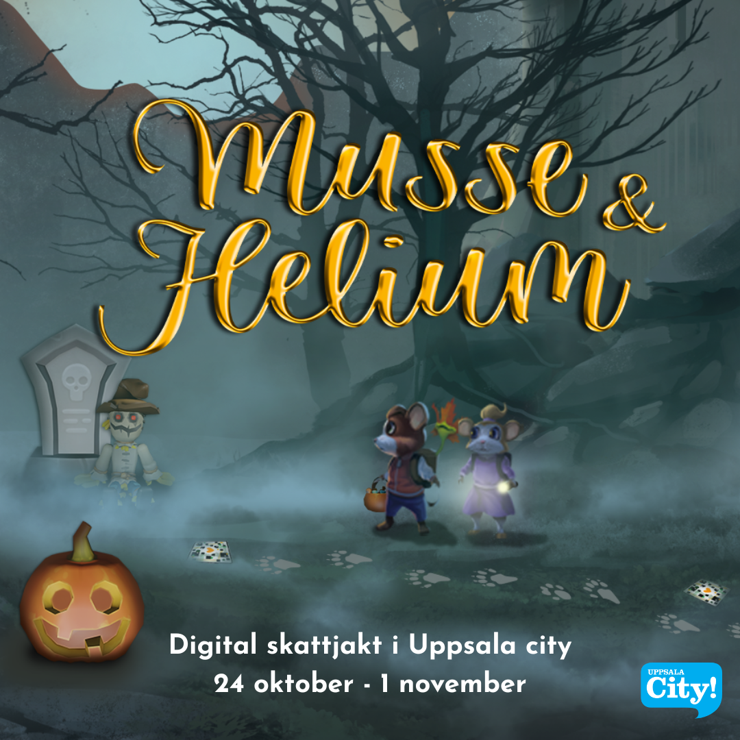 Halloween skattjakt med Musse och Helium.