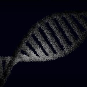 Konstnärlig tolkning av DNA-stege.
