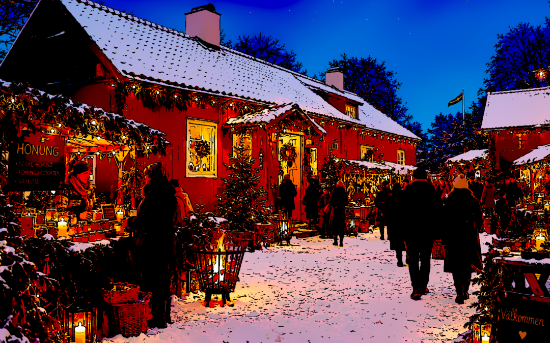 Julmarknad i Härkeberga